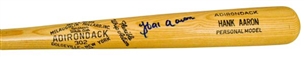 Hank Aaron Autographed Name Model Baseball Bat